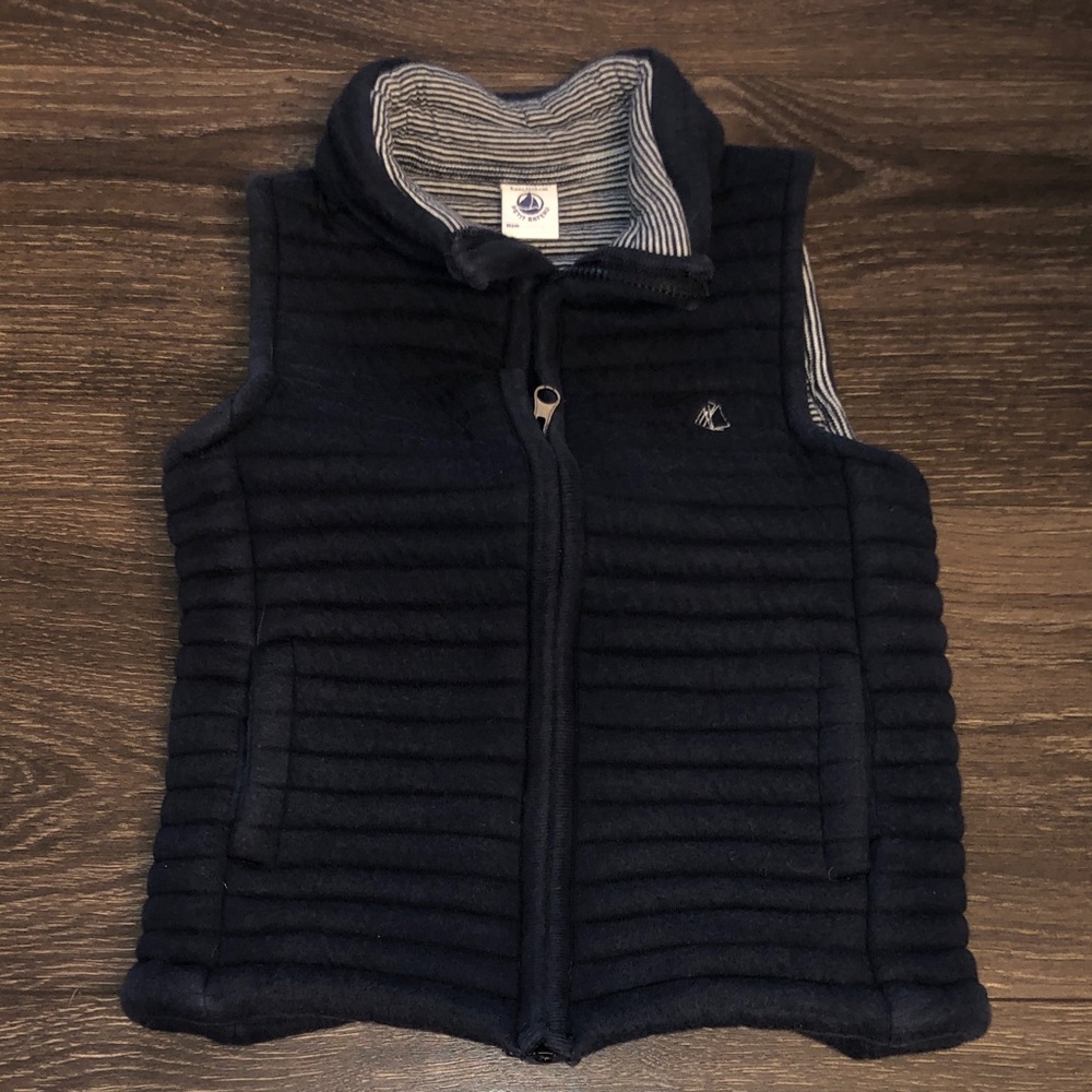Petit Bateau Navy Kids Vest